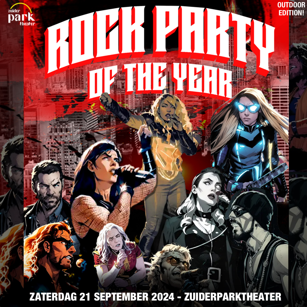 Rock Party of the Year - Berget Lewis, René van Kooten e.a. - ism Podium aan Zee